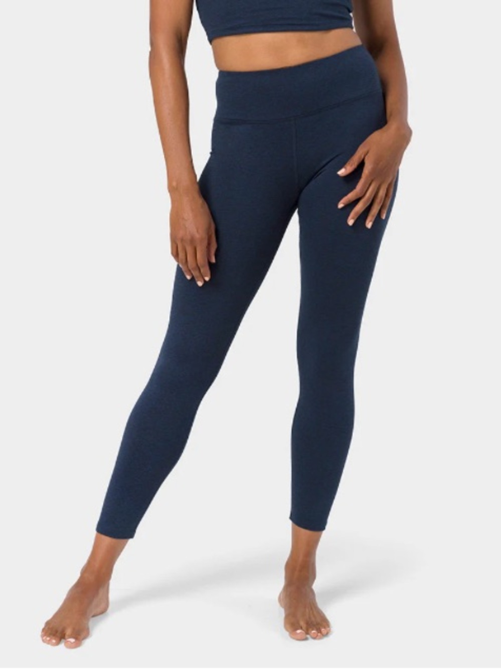 manduka XS High-Rise Deep Navy Leggings